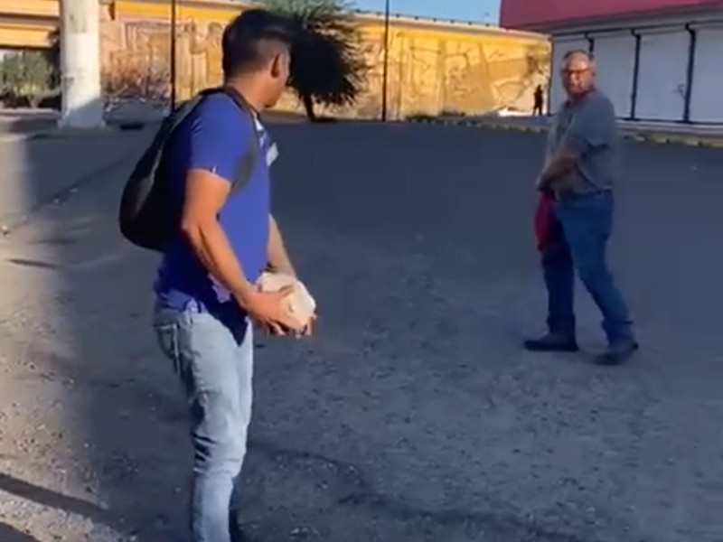Adulto mayor resultó lesionado en la cabeza con ladrillo de cemento