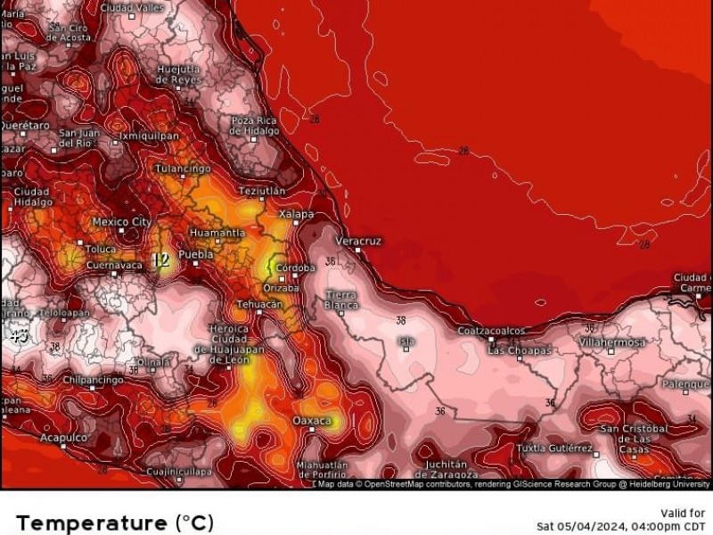 Advierte SPC por altas temperaturas en Veracruz