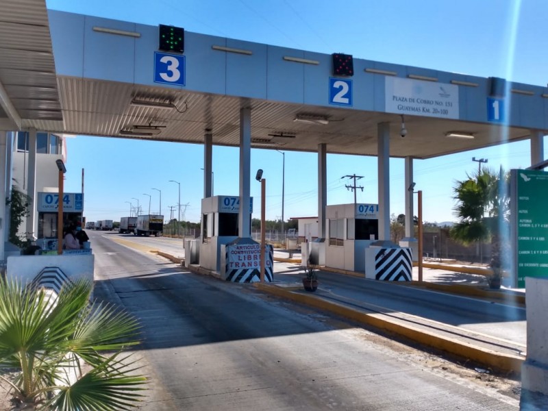 Advierten de liberación de casetas de cobro con Guardia Nacional