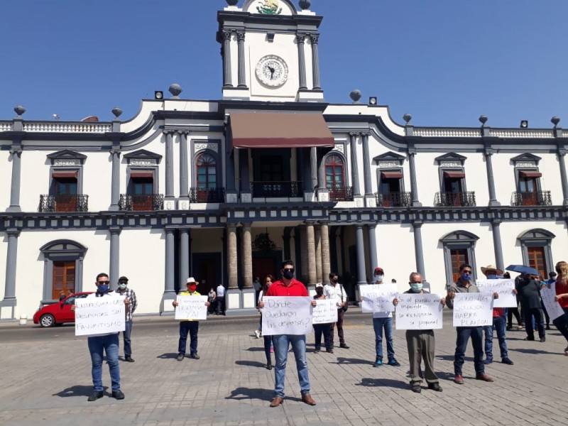 Advierten plantón frente a Palacio por falta de apoyos alimentarios