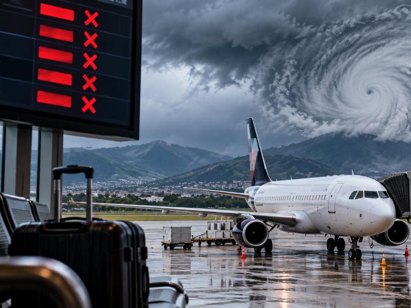 Aerolíneas comienzan a cancelar vuelos desde y hacia Tepic por huracán Simón