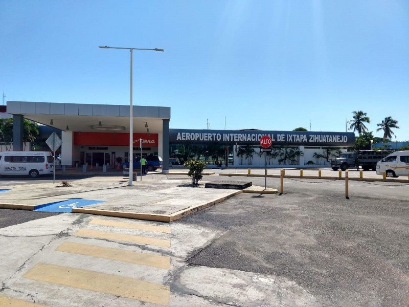 Aeropuerto de Ixtapa-Zihuatanejo mantiene dos vuelos semanales
