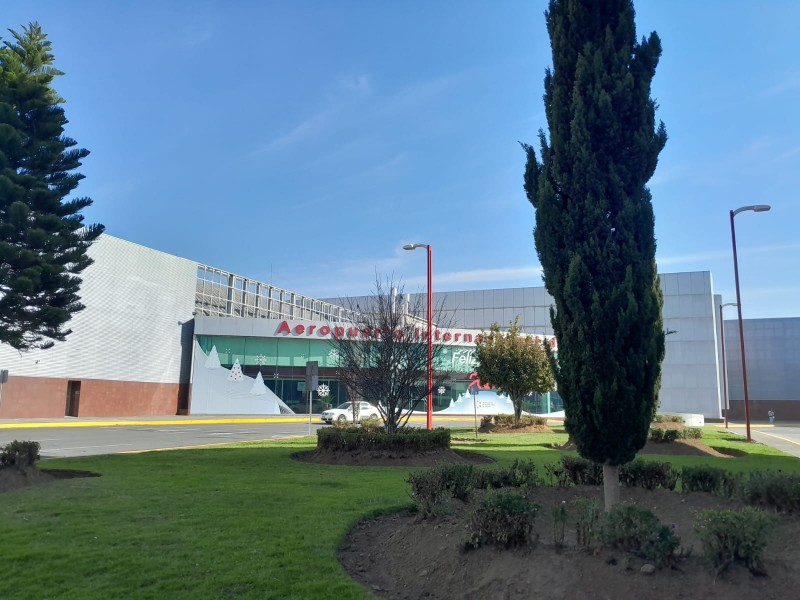 Aeropuerto de Toluca; A pocos días de navidad luce vacio