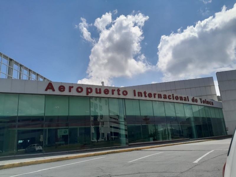 Aeropuerto de Toluca presenta su más alto aforo