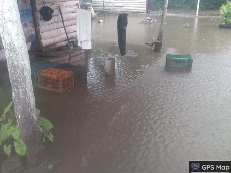 Afectaciones en 3 municipios por fuertes lluvias en Chiapas