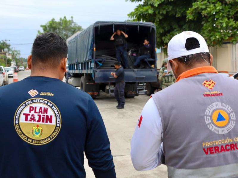 Afectaciones en 32 municipios de Veracruz; activan operativos de emergencia