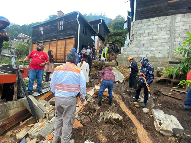 Afectaciones en al menos 5 municipios por lluvias