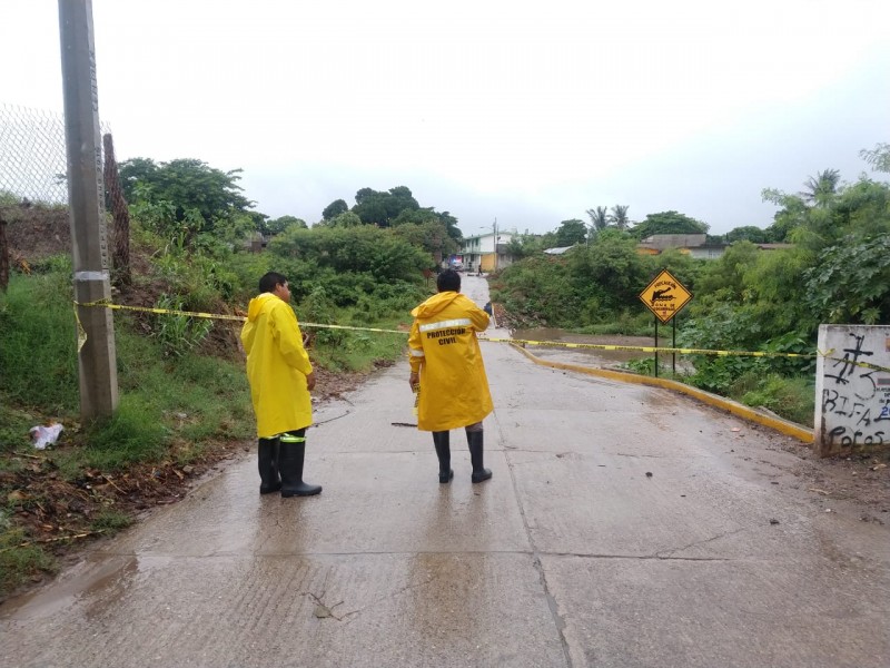 Afectaciones mínimas por lluvias en Juchitán