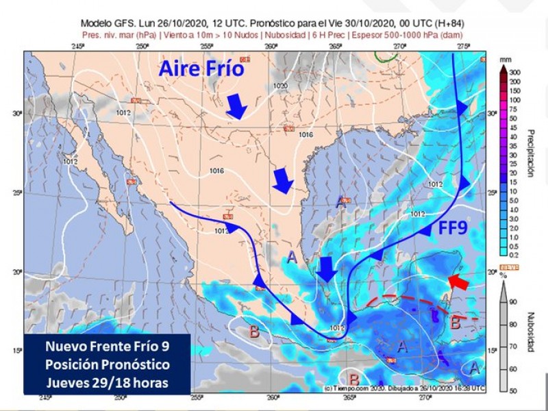 Afectaciones para Veracruz por Huracán Zeta y Frente Frío 9