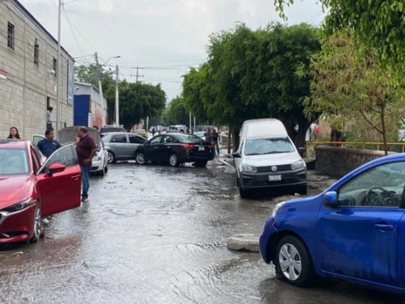 Afectaciones por fuertes lluvias en zona norte