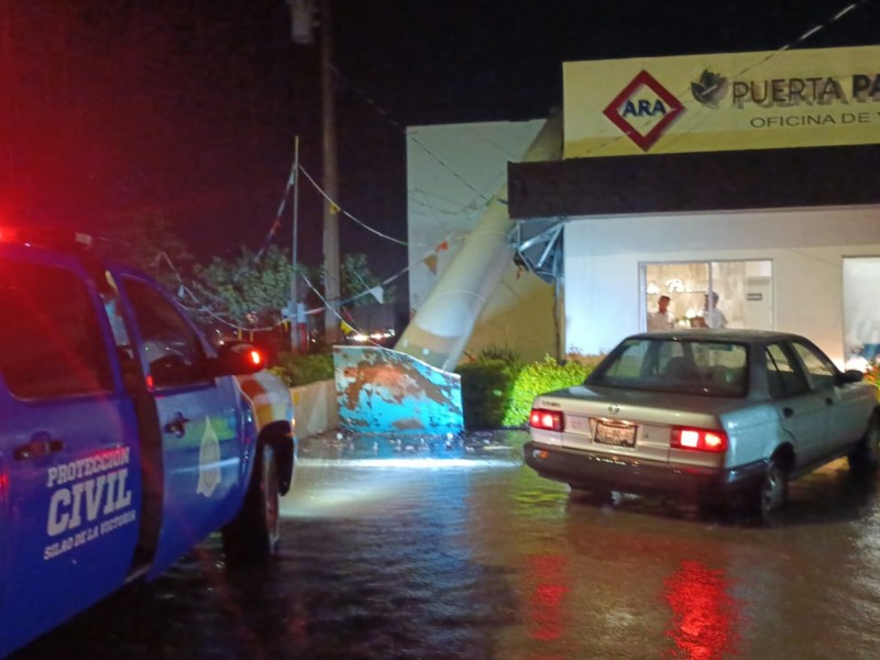 Afectaciones por lluvia en Silao