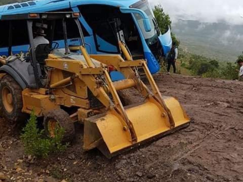 Afectaciones por lluvias en Hierve el Agua