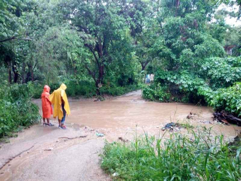 Afectaciones por lluvias en Pochutla