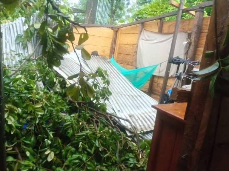 Afectaciones por lluvias fuertes en Tapachula y Chiapa de Corzo