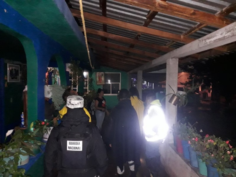 Afectadas cinco viviendas tras fuertes lluvias en Atécuaro