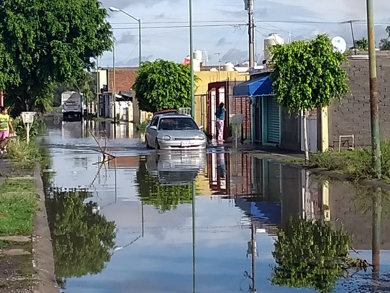 Villa 400 registra afectaciones por lluvias