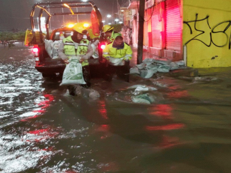 Afectan torrenciales lluvias a casi 200 familias en Guanajuato