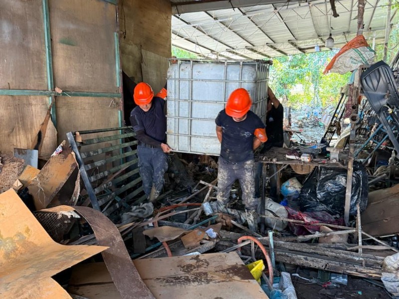 Afectaron inundaciones a 60% de industriales en Poza Rica