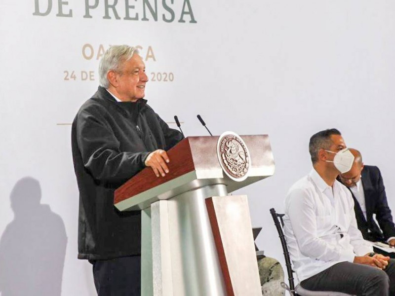 Afirma AMLO que Oaxaca no tendrá recorte federal; concluirá proyectos