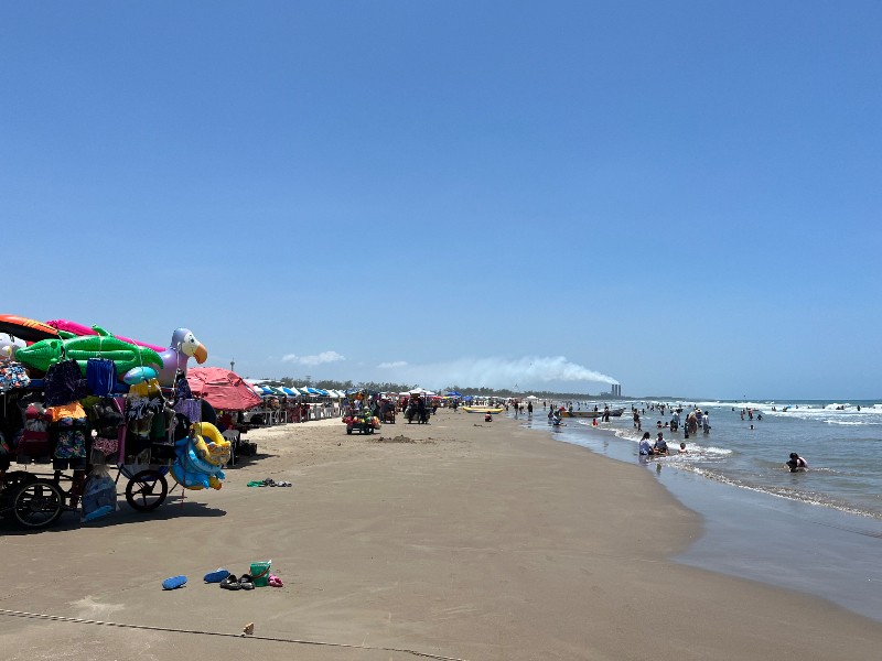 Afluencia turística crece en Tuxpan durante el fin de semana