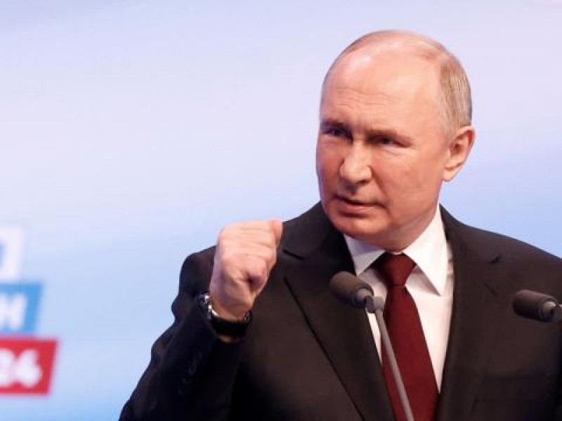 Agradece Putin apoyo masivo a su candidatura