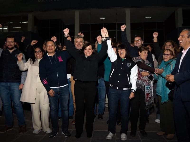 Agradece Silvia Amaya apoyo de la comunidad estudiantil por su reelección
