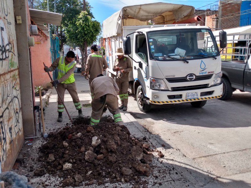 Agradecen al Sapal, arreglar problema de drenaje