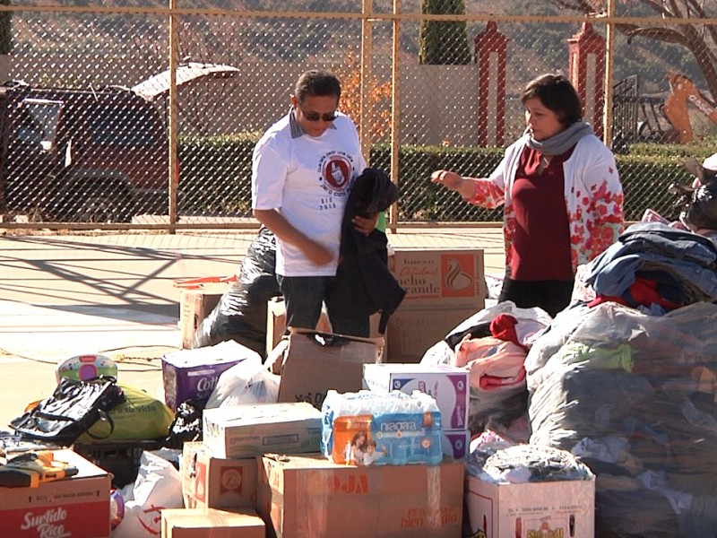 Agradecen apoyo a personas que llegan a Nogales