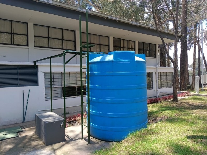 Agua de lluvia una alternativa en planteles de la UAEM