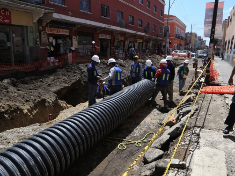 Agua de Puebla se deslinda de retraso en Centro Histórico