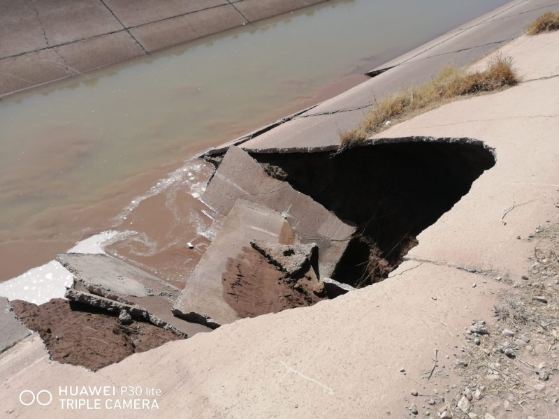 Agua de riego colapsa infraestructura del canal de Sacramento