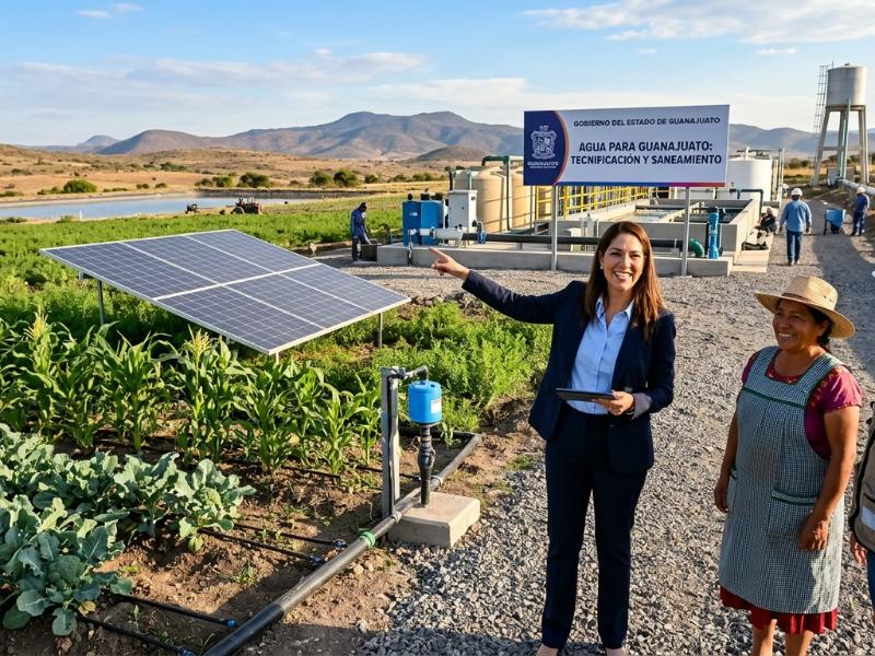 Agua para Guanajuato: Gobernadora apuesta por tecnificación y saneamiento
