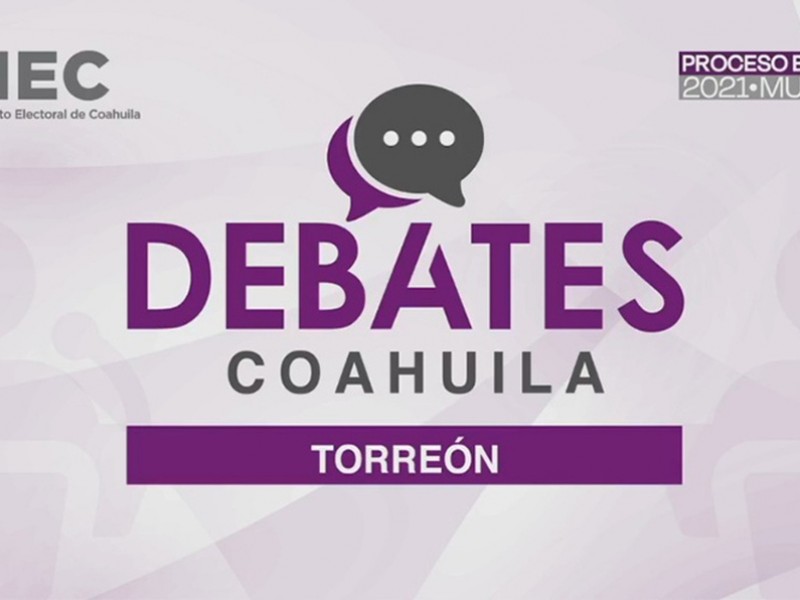 Agua y descalificaciones protagonistas del debate entre candidatos de Torreón