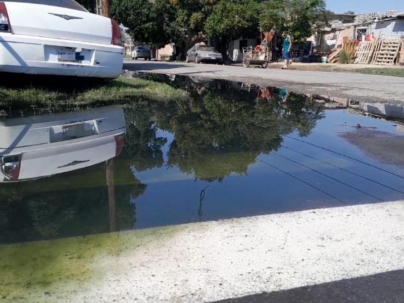 Aguas negras invaden viviendas de la colonia Eduardo Guerra