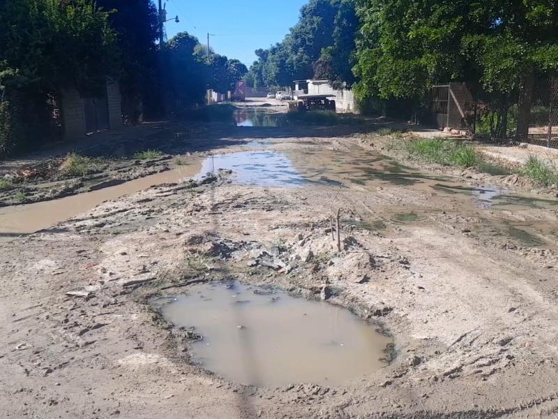 Aguas residuales y lodo afectan a vecinos del ejido El Tajito