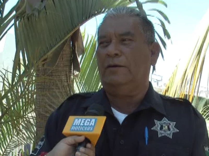 Agustín Amador, policía con 33 años de servicio
