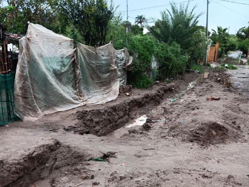 Ahome registra 19 viviendas afectadas tras intensas lluvias