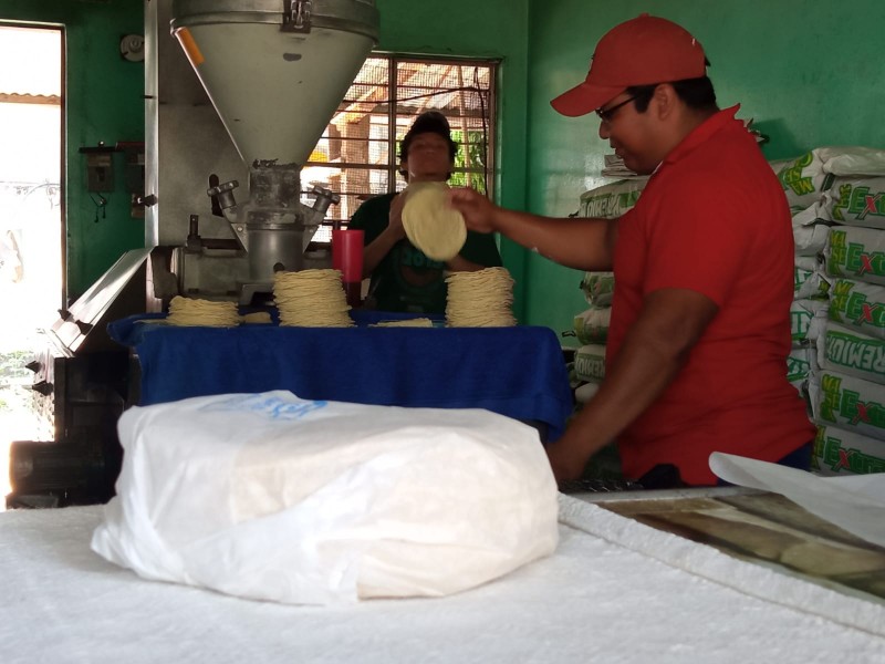 Ajustarán precios del kilo de tortilla en Tuxpan