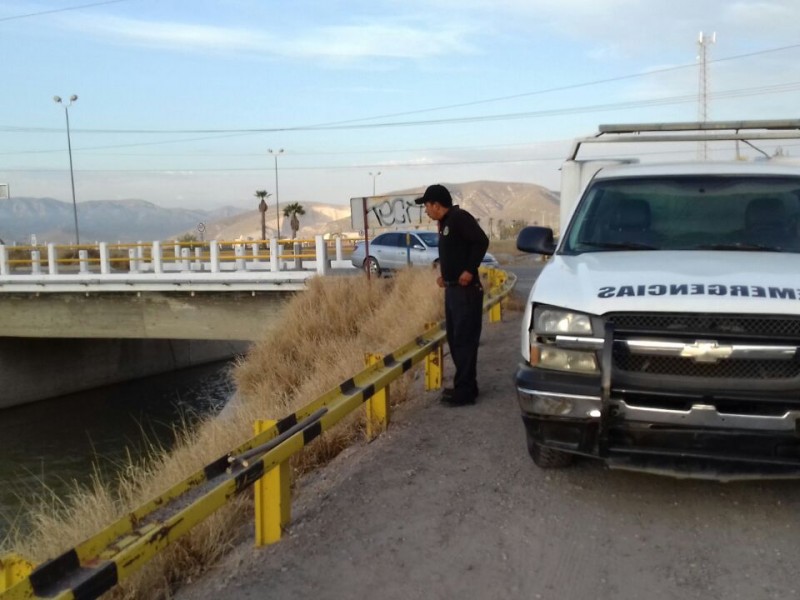 Alerta de riesgo en canales de riego