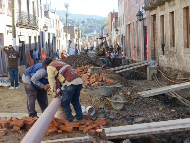 Al 40% última etapa de rehabilitación de calleVasco