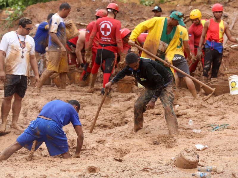 Al menos 25 muertes en Brasil debido a lluvias