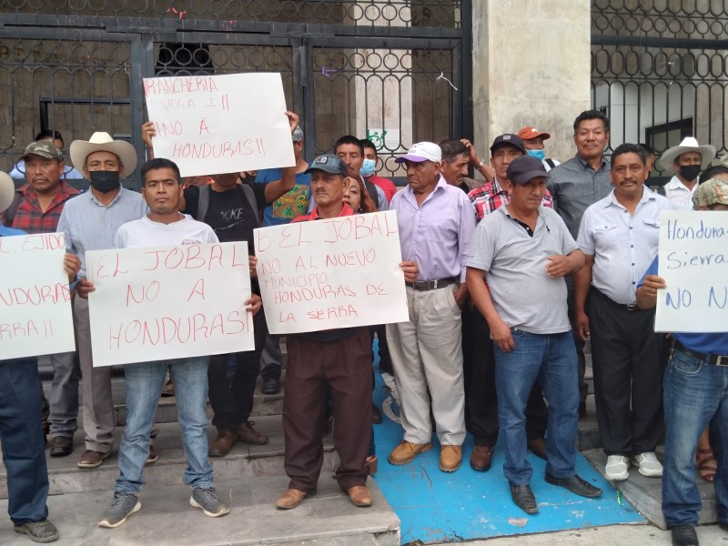 Al menos 4 ejidos se desincorporaran  de Honduras delasierra