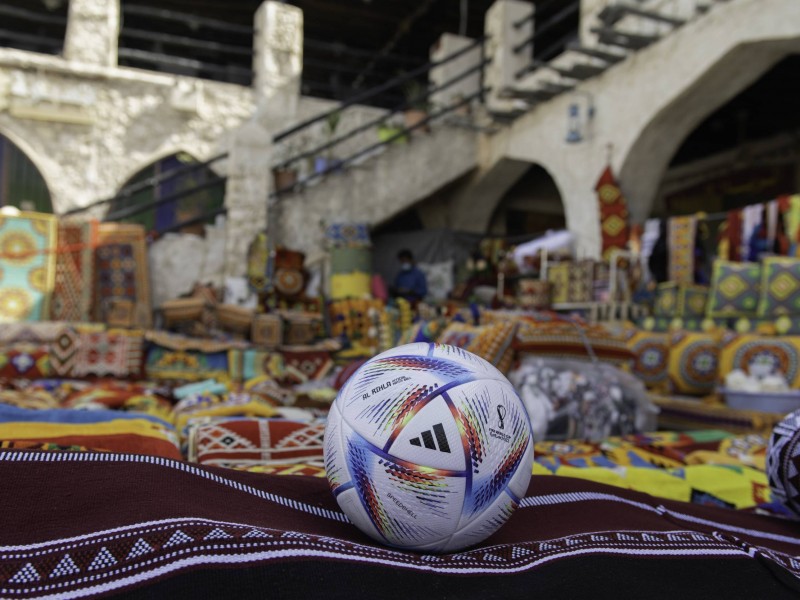 “Al Rihla” balón oficial del Mundial Qatar 2022.