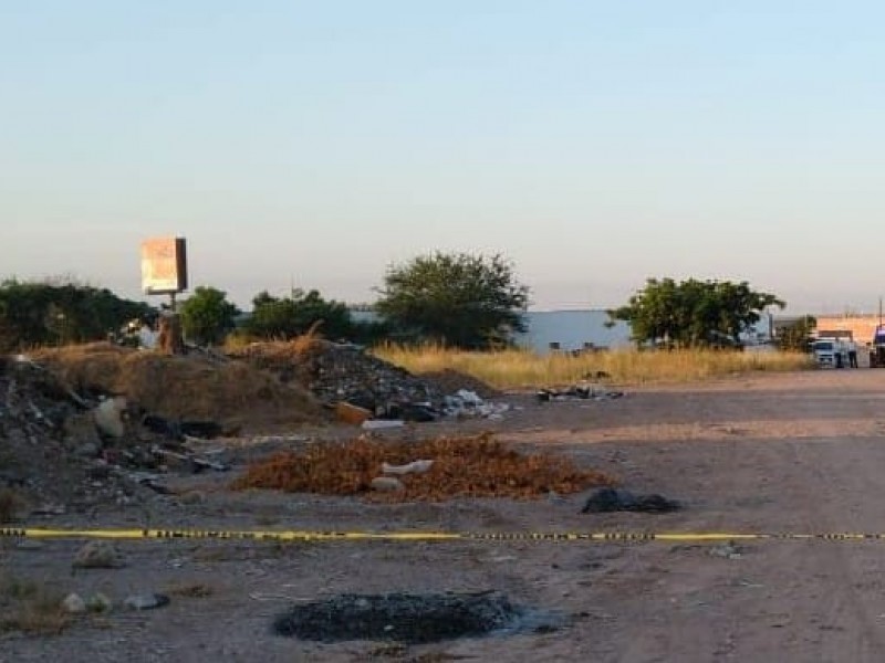 Al sur de Culiacán localizan el cadáver de un hombre
