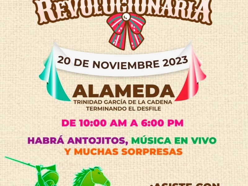 Alameda será nuevamente escenario de la Verbena Revolucionaria: 20 Noviembre
