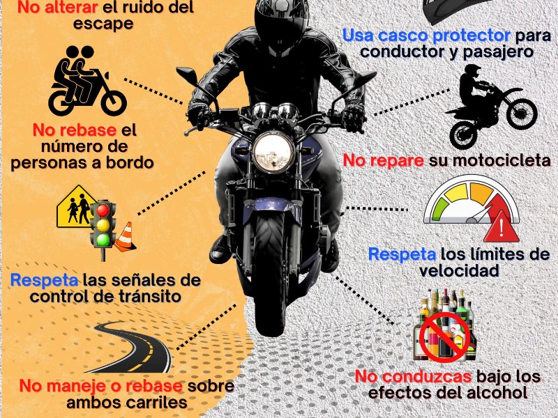 Álamos lanza campaña contra accidentes en motocicleta: habrá sanciones y decomisos