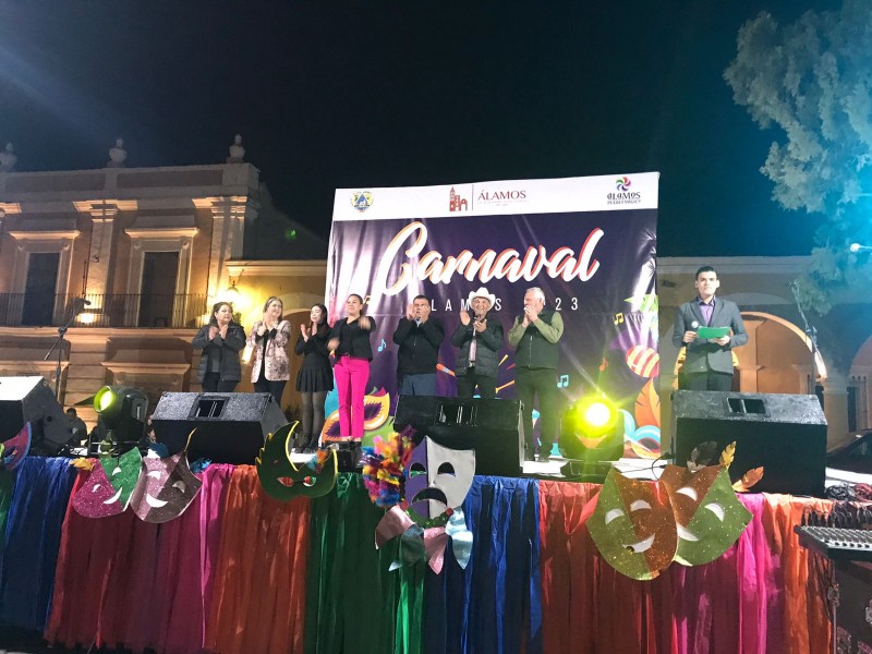 Álamos vive fin de semana de fiesta con Carnaval 2023