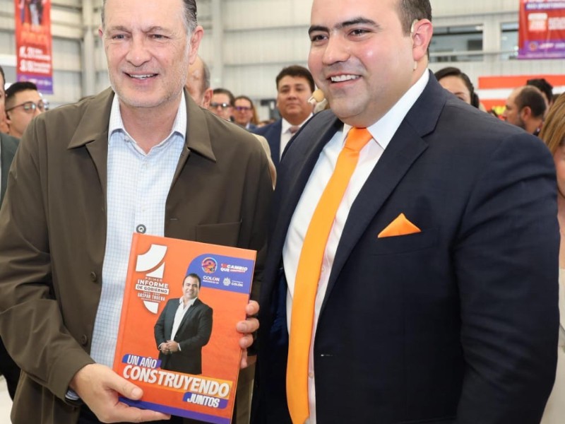 Alcalde de Colón rindió su primer informe de gobierno