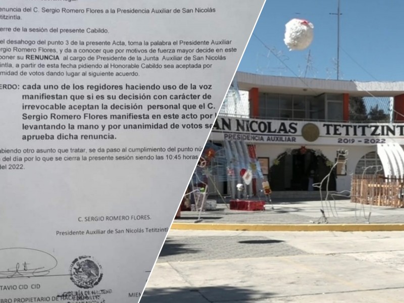 Alcalde de San Nicolás Tetitzintla presentará denuncia por documento apócrifo