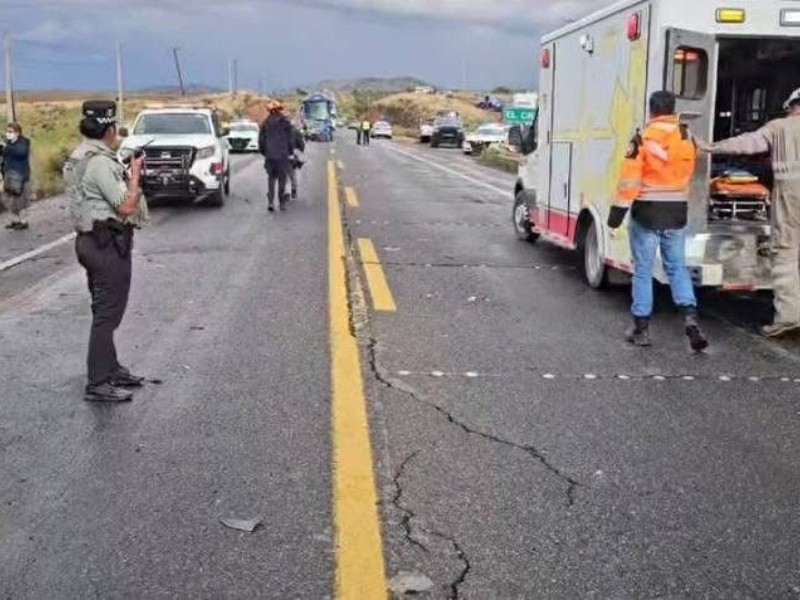 Alcalde de Sombrerete reconoce mal estado de carreteras estatales tras múltiples accidentes